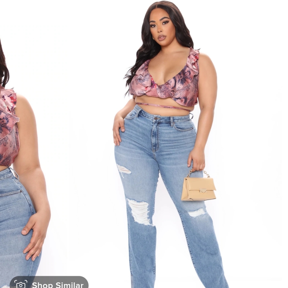 Satin Crop Top